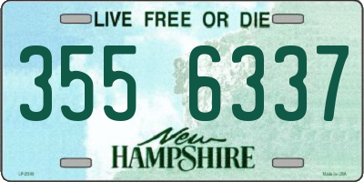 NH license plate 3556337