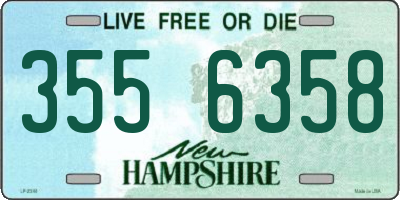 NH license plate 3556358
