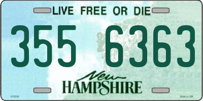NH license plate 3556363