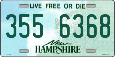 NH license plate 3556368