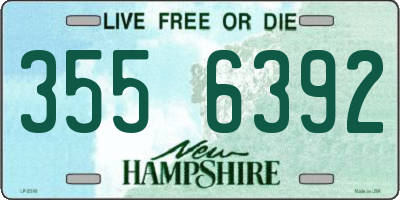 NH license plate 3556392