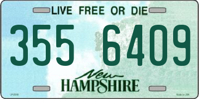 NH license plate 3556409