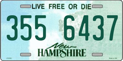 NH license plate 3556437