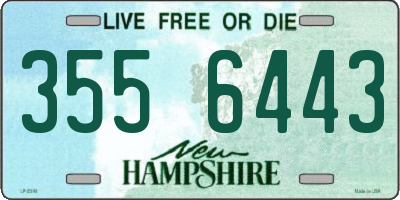 NH license plate 3556443