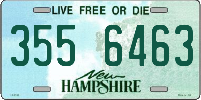 NH license plate 3556463