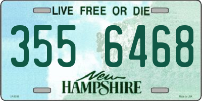 NH license plate 3556468
