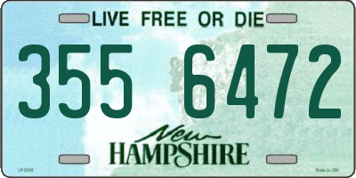 NH license plate 3556472