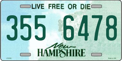 NH license plate 3556478