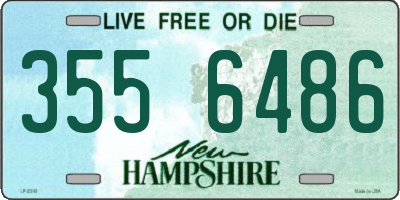 NH license plate 3556486