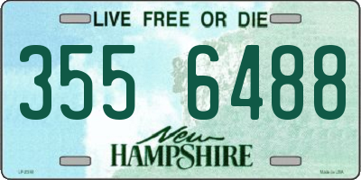 NH license plate 3556488
