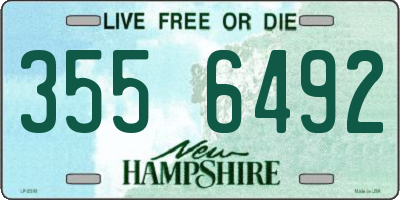 NH license plate 3556492
