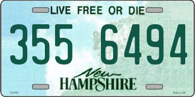NH license plate 3556494