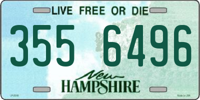 NH license plate 3556496