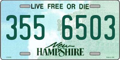 NH license plate 3556503
