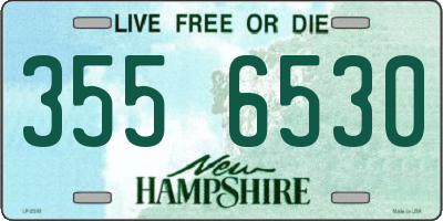 NH license plate 3556530