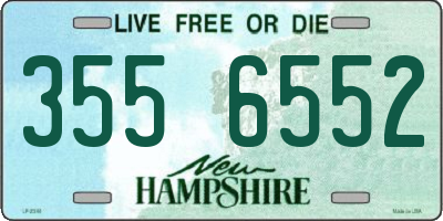 NH license plate 3556552