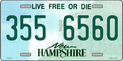 NH license plate 3556560