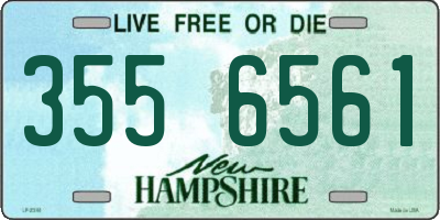 NH license plate 3556561