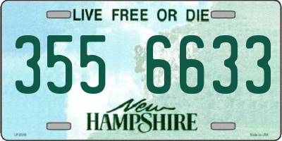 NH license plate 3556633