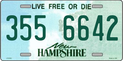 NH license plate 3556642