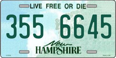 NH license plate 3556645