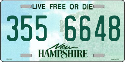 NH license plate 3556648