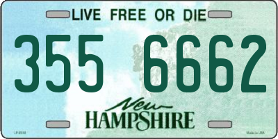 NH license plate 3556662