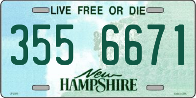 NH license plate 3556671