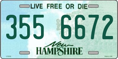NH license plate 3556672
