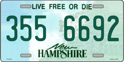 NH license plate 3556692
