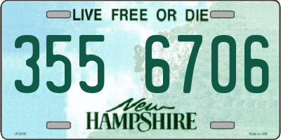 NH license plate 3556706