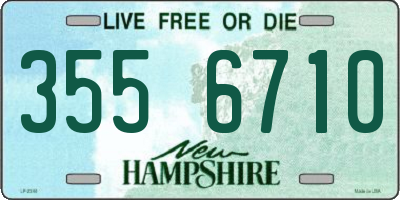 NH license plate 3556710