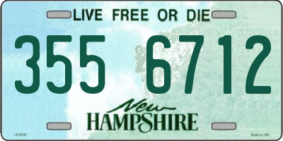 NH license plate 3556712