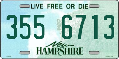 NH license plate 3556713
