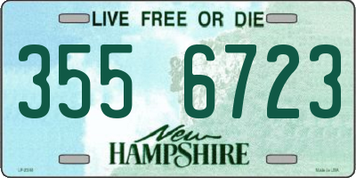 NH license plate 3556723
