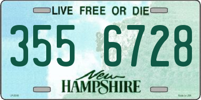 NH license plate 3556728
