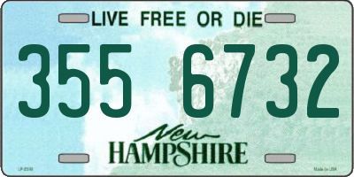 NH license plate 3556732