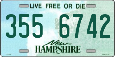 NH license plate 3556742