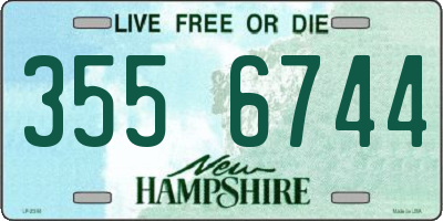 NH license plate 3556744