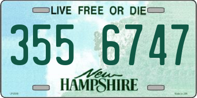 NH license plate 3556747