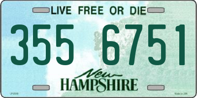 NH license plate 3556751