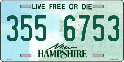 NH license plate 3556753