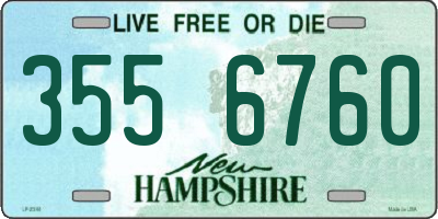 NH license plate 3556760