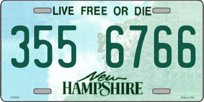 NH license plate 3556766