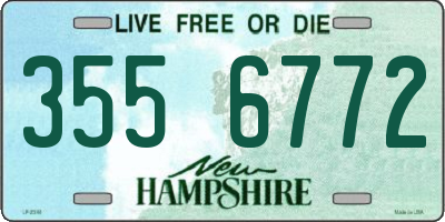 NH license plate 3556772