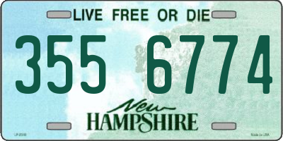 NH license plate 3556774