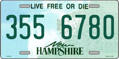NH license plate 3556780