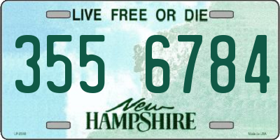 NH license plate 3556784