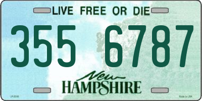 NH license plate 3556787