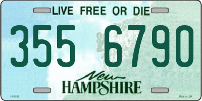 NH license plate 3556790